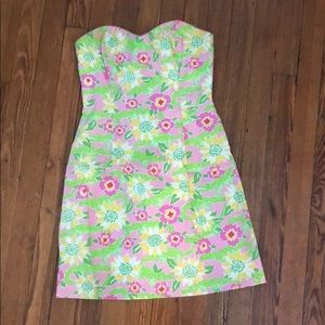 Strapless Lily Pulitzer dress